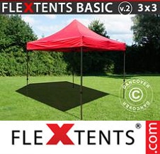 Eventtält FleXtents Basic 3x3m Röd