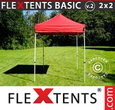 Eventtält FleXtents Basic 2x2m Röd
