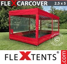 Eventtält FleXtents Basic 2,5x5m, Röd