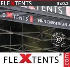 Eventtält FleXtents PRO med fullt digitalt tryck 3x0,2m