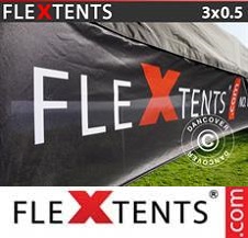 Eventtält FleXtents PRO med fullt digitalt tryck 3x0,5m