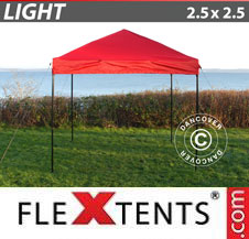 Eventtält FleXtents Light 2,5x2,5m Röd