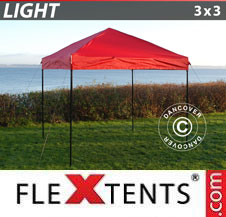 Eventtält FleXtents Light 3x3m Röd