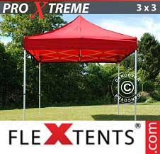 Eventtält FleXtents Pro Xtreme 3x3m Röd