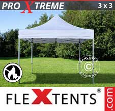 Eventtält FleXtents Pro Xtreme 3x3m Vit, Flammhämmande